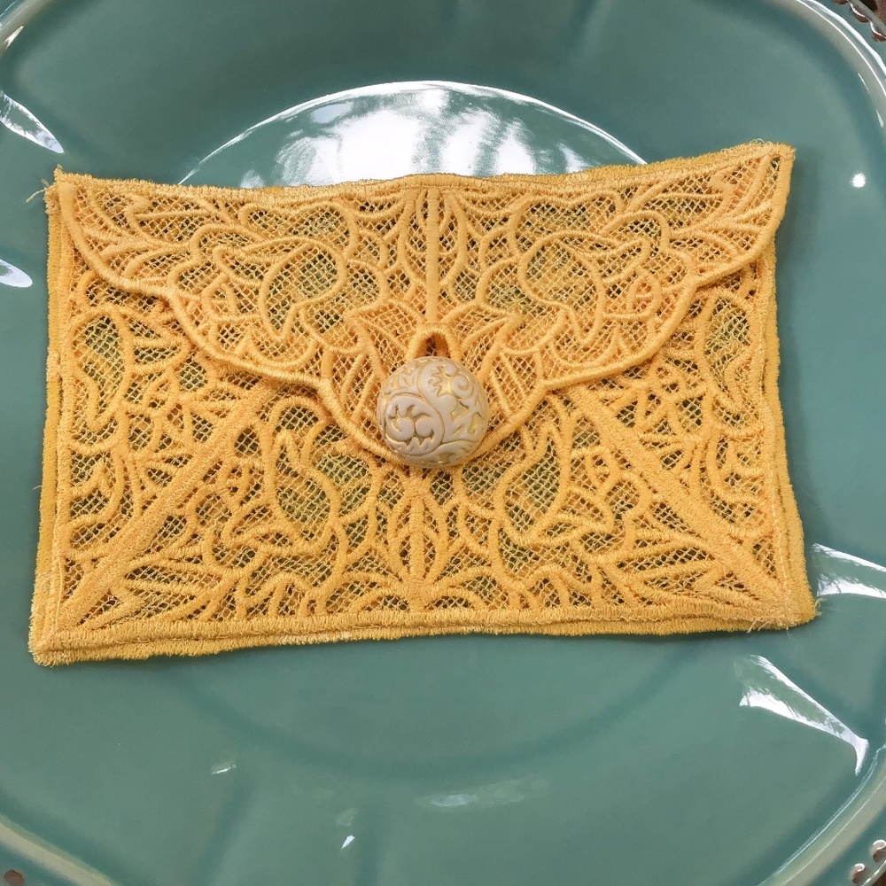 Lace Embroidered Envelope - Picture 5 of 5